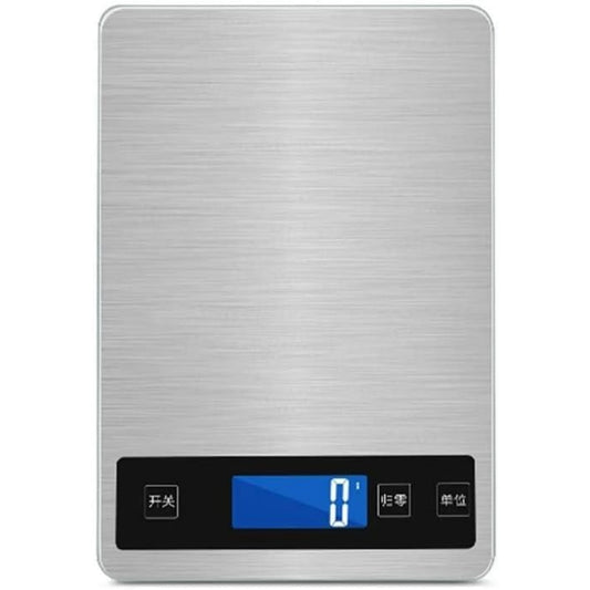 Con elementi in acciaio inox, una bilancia per dosare le preparazioni