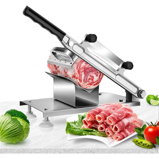 Una superficie guidata per porzionare gli alimenti con corpo in acciaio inox